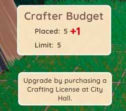 Purchasing a Crafting License in Palia